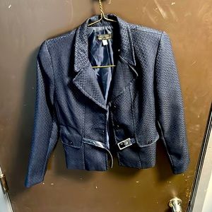 Blue GIORGIO SANT'ANGELO Woman's coat